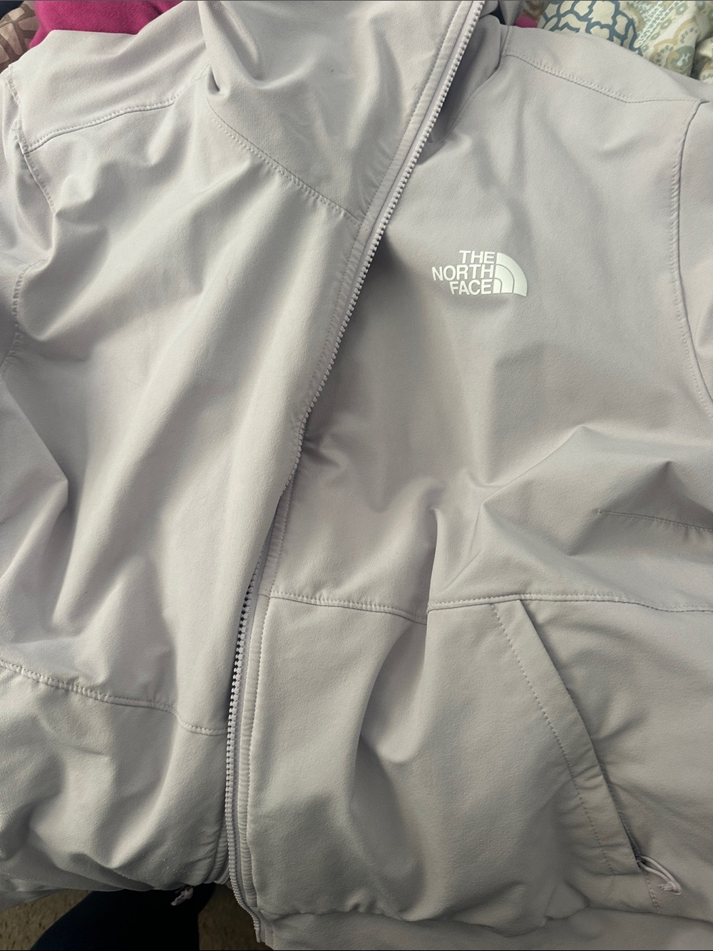 The North Face Women's purple bomber jacket!